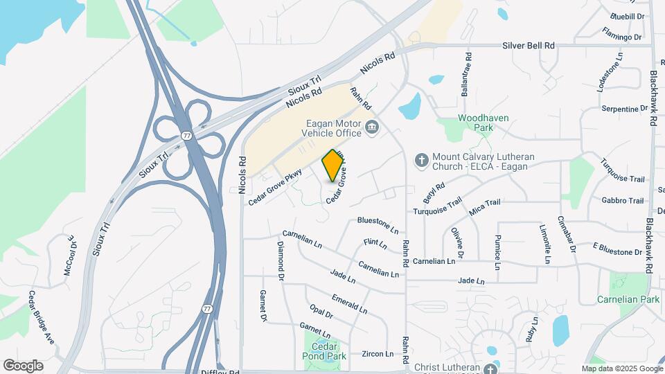 2153 Cedar Grove Trail Map and Location Details