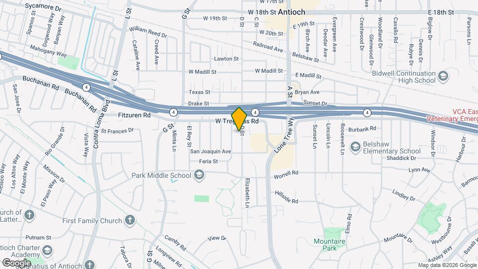 2732 D St Map and Location Details