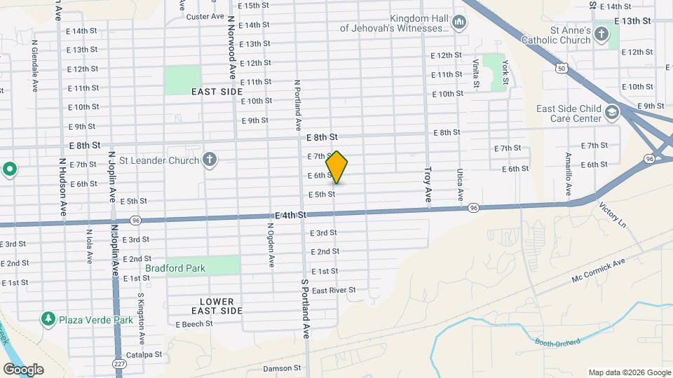 510 N Queens Ave Mapa y Detalles de la Ubicación