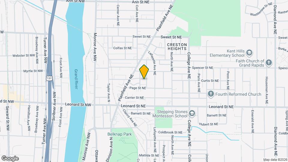 1325 Buffalo Ave NE, Unit 1325 Buffalo- Main Floor Mapa y Detalles de la Ubicación