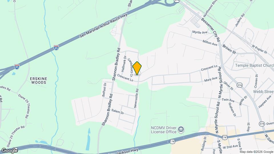 907 Newcastle Rd Mapa y Detalles de la Ubicación