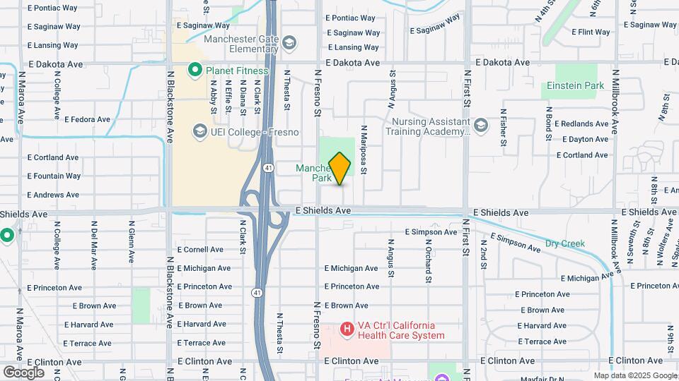 2622 E Andrews Ave Mapa y Detalles de la Ubicación