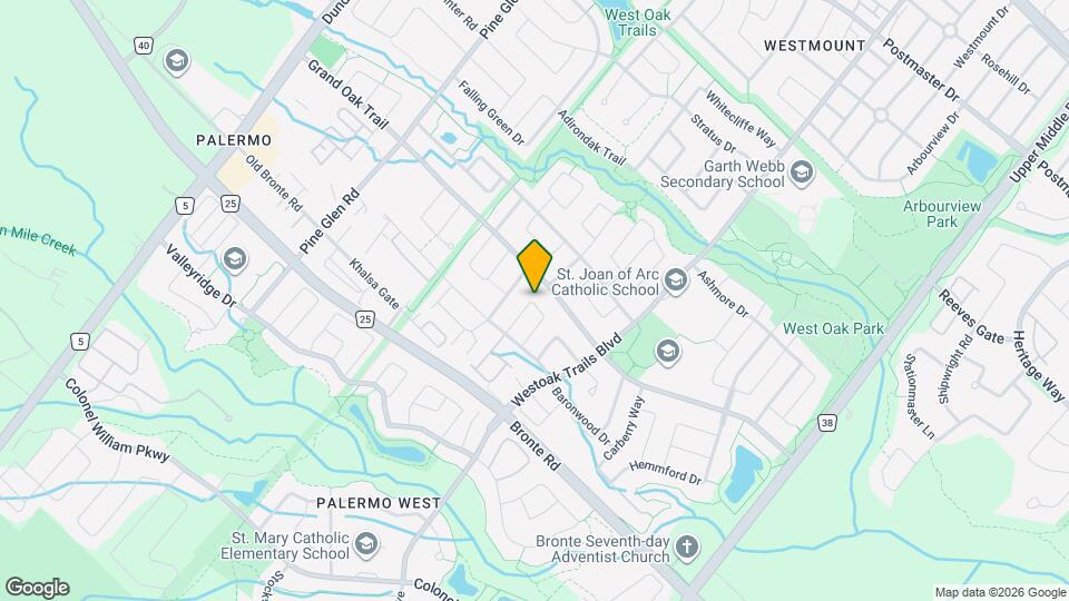 2412 Baintree Crescent Map and Location Details