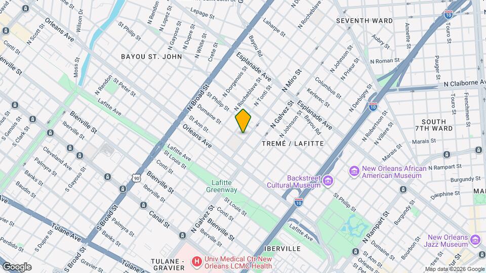 2311 Dumaine St Map and Location Details