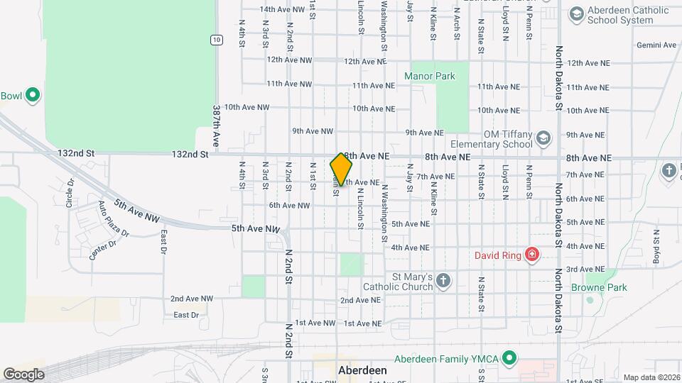 620 N Main St Map and Location Details