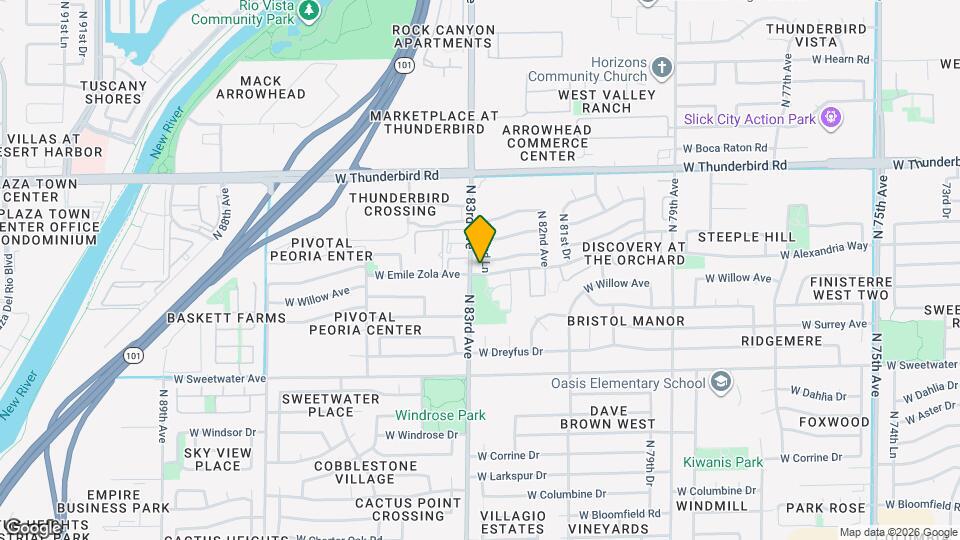 13418 N 82nd Ln Map and Location Details