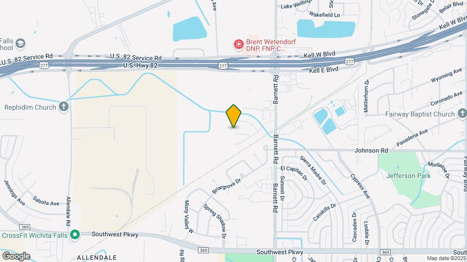 4414 Post Oak Dr Map and Location Details