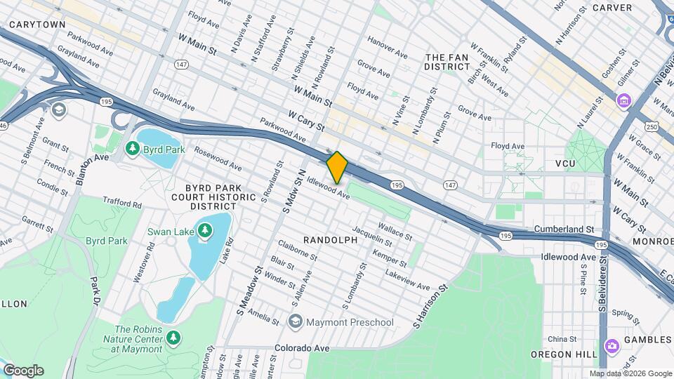 1810 Idlewood Ave Map and Location Details