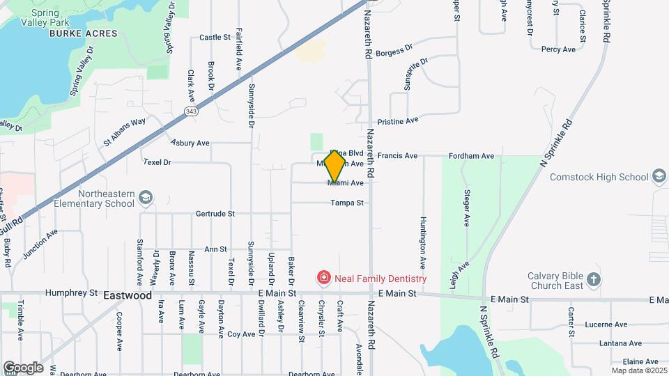3408 Miami Ave Map and Location Details