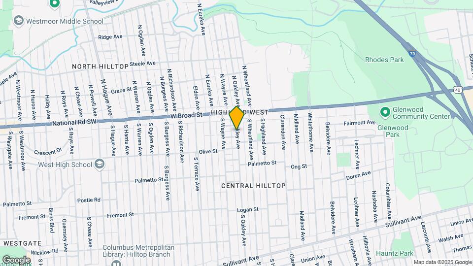 41 S Oakley Ave Map and Location Details