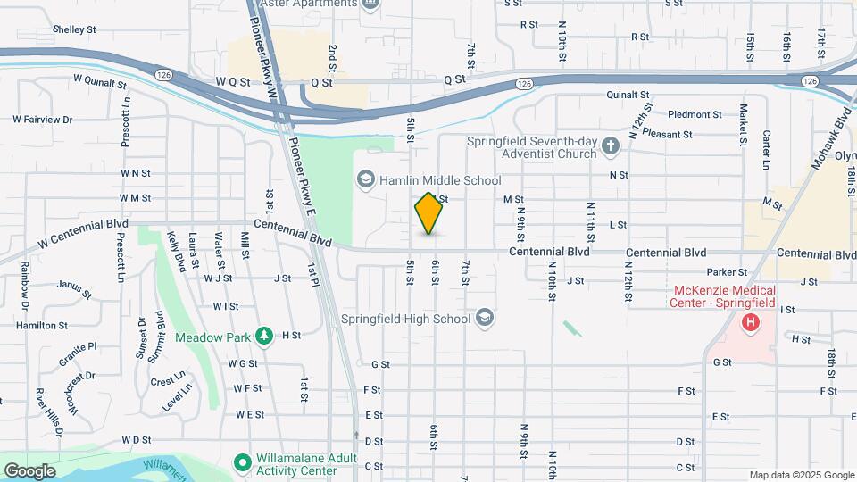 554 Centennial Blvd Map and Location Details