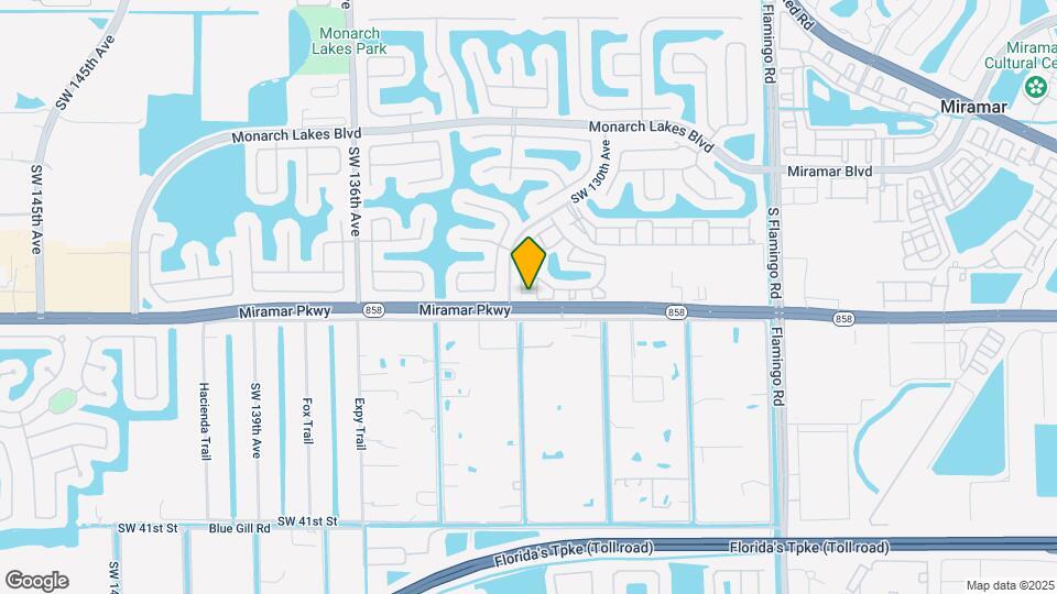 12968 SW 32nd St Map and Location Details