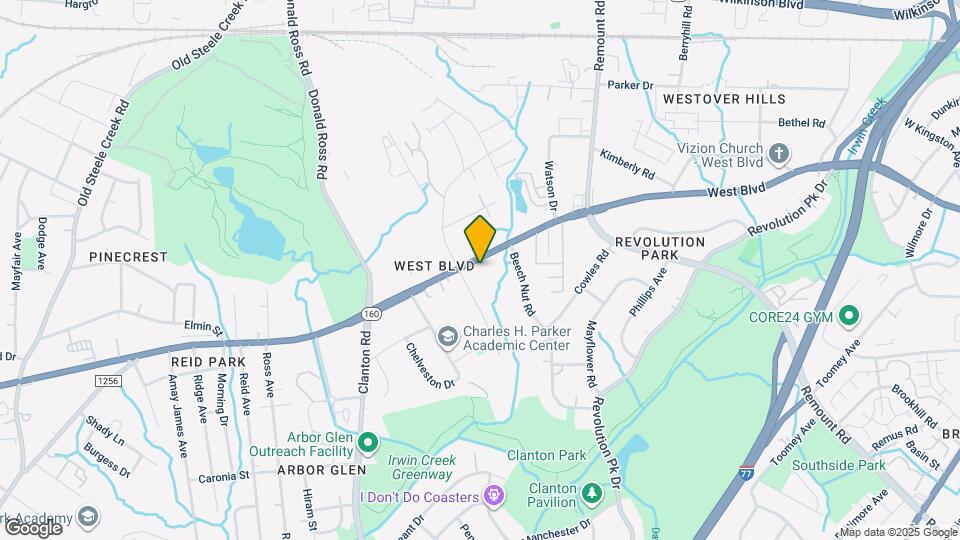 1835 West Blvd Map and Location Details