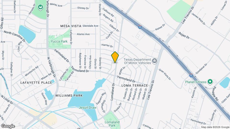 1029 Lomaland Dr Map and Location Details