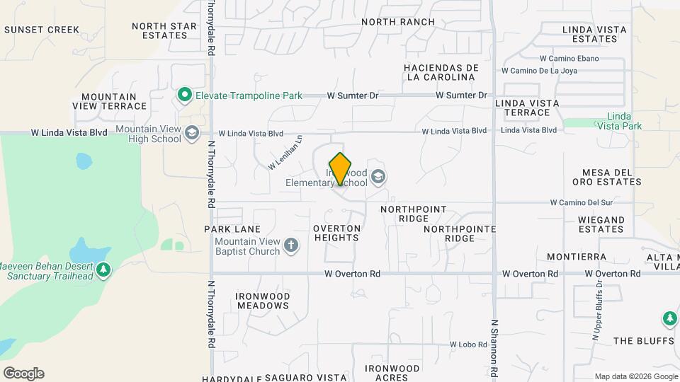 3394 W Crestone Ct Map and Location Details