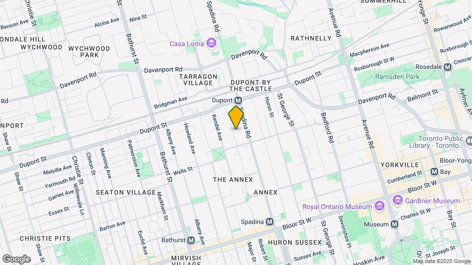 127 Walmer Rd Map and Location Details