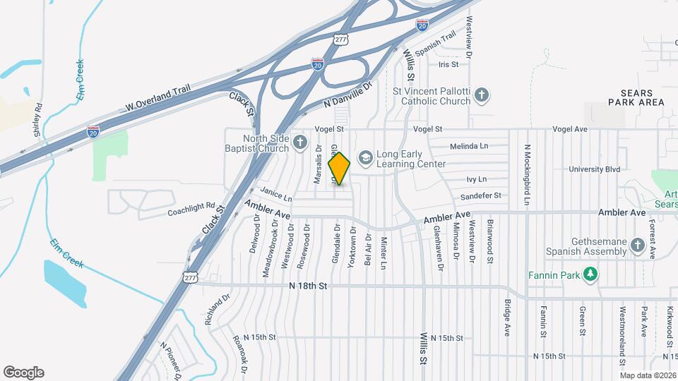 2317 Glendale Dr Map and Location Details
