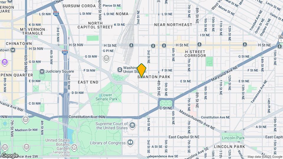 206 E St NE, Unit 206B Map and Location Details