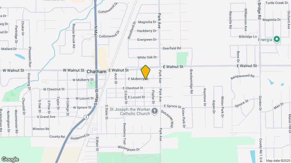 520 E Mulberry St Map and Location Details