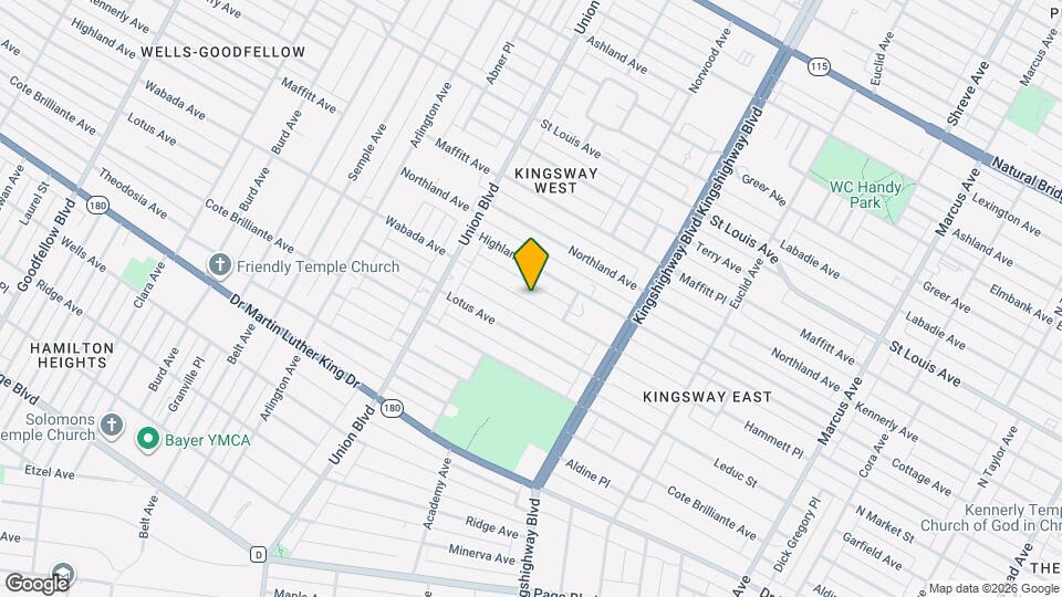 5139 Wabada Ave Map and Location Details