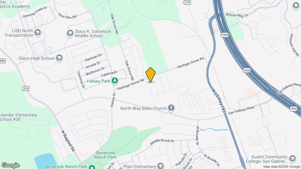 1620 Brimhurst Dr Map and Location Details