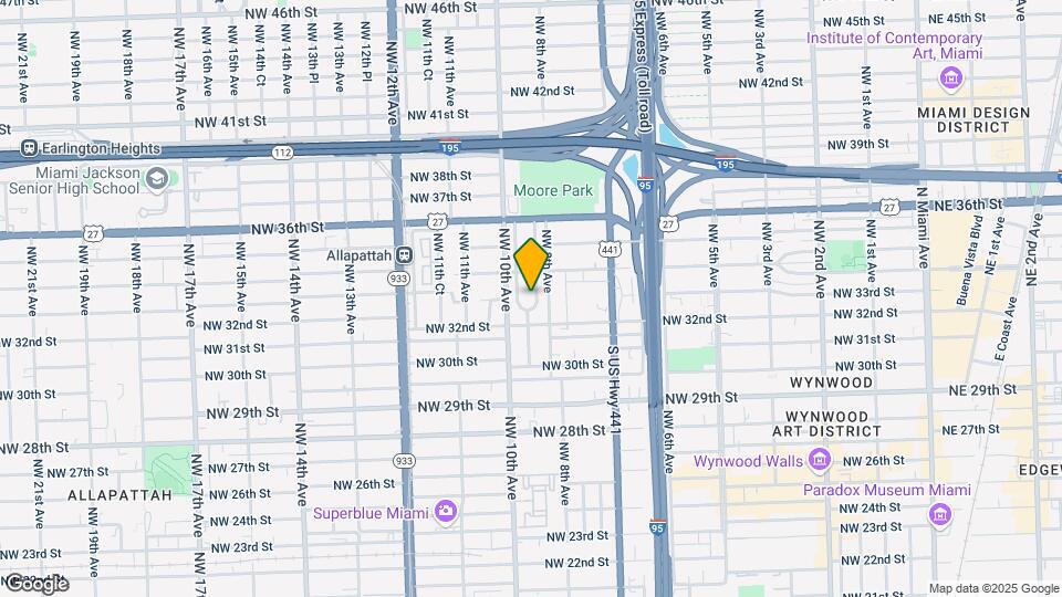 3342 NW 9th Ave Map and Location Details