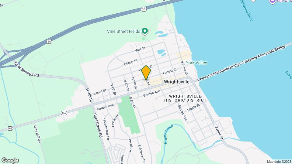 119 N 4th St Map and Location Details