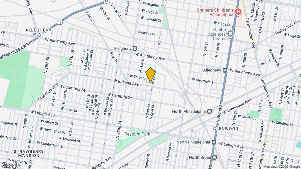 2007 W Indiana Ave Map and Location Details