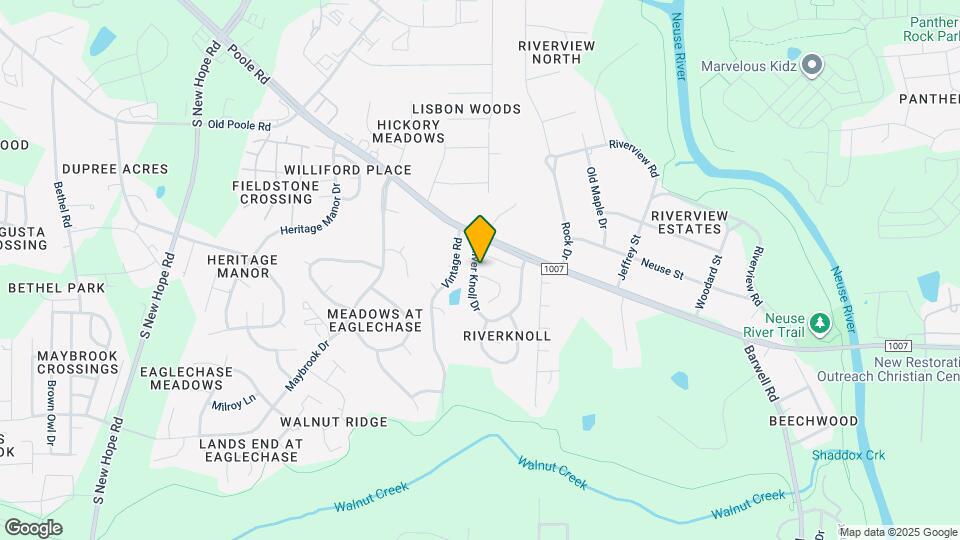 1621 River Knoll Dr Map and Location Details