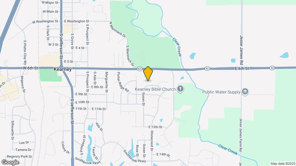 822 Susan St Mapa y Detalles de la Ubicación