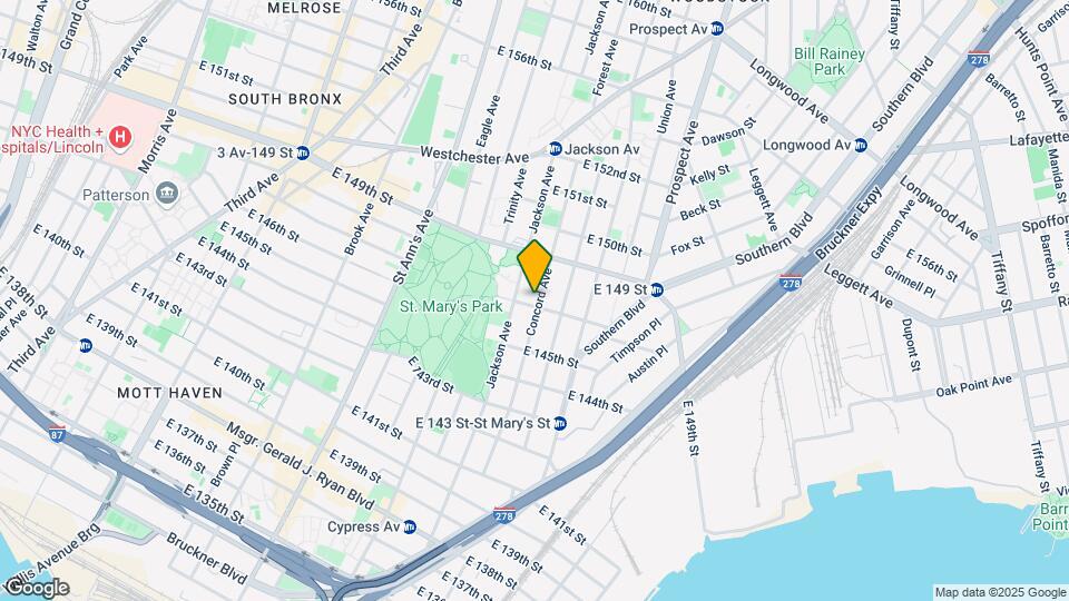 499 Concord Ave Mapa y Detalles de la Ubicación