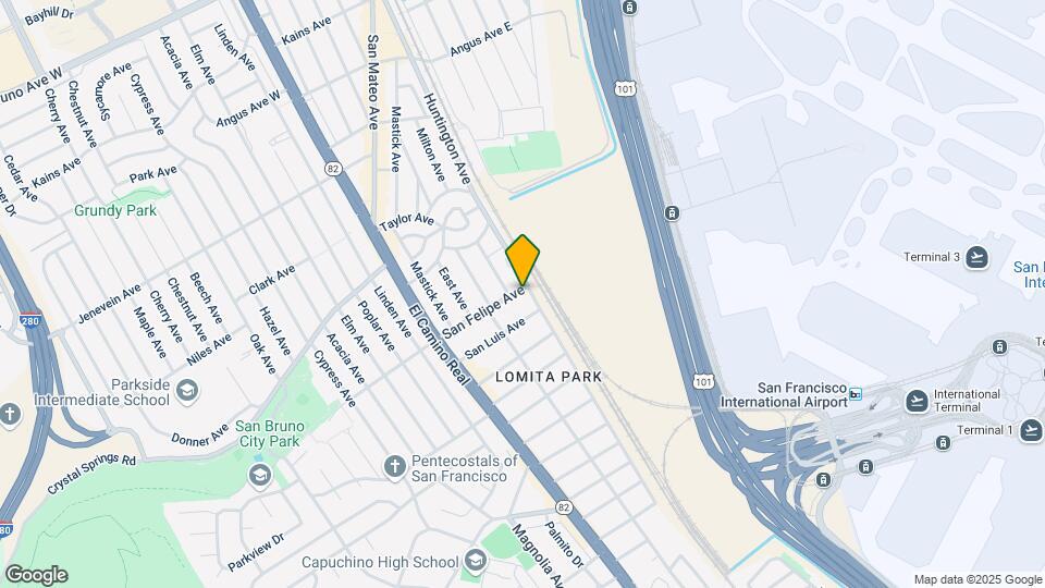 280 San Felipe Ave Map and Location Details