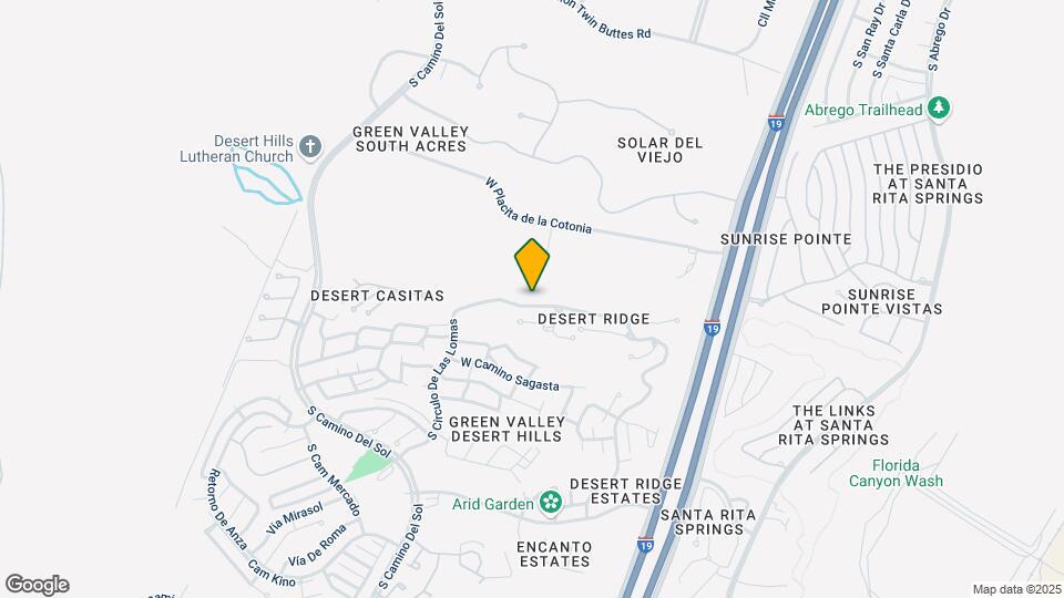 1012 W Desert Hills Dr Map and Location Details