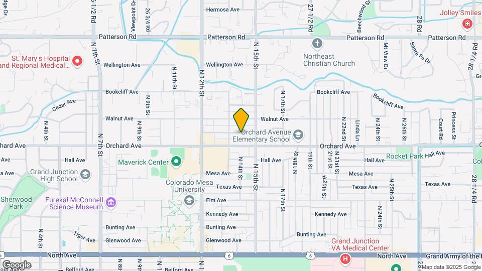1391 Pinyon Ave Map and Location Details