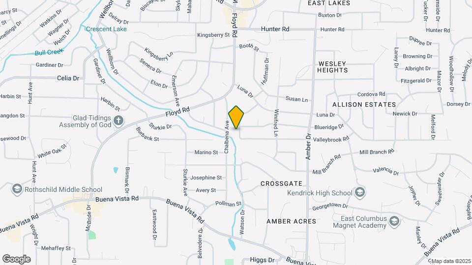 1327 Ridgeview Rd Map and Location Details