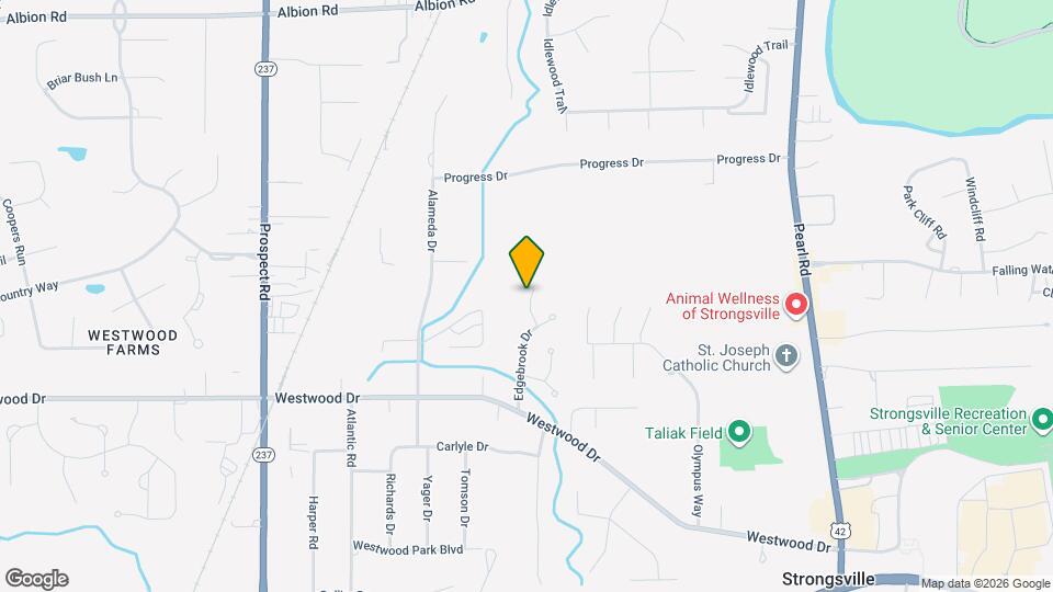 12120 Edgehill Oval Map and Location Details