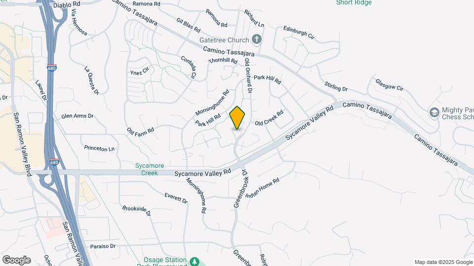 409 Old Orchard Ct Map and Location Details