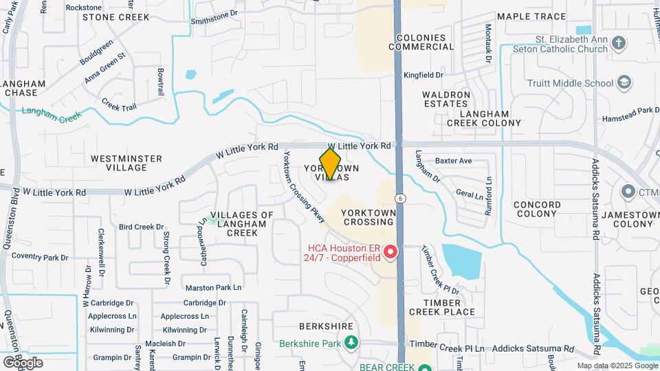 6015 Yorktown Meadow Ln Map and Location Details