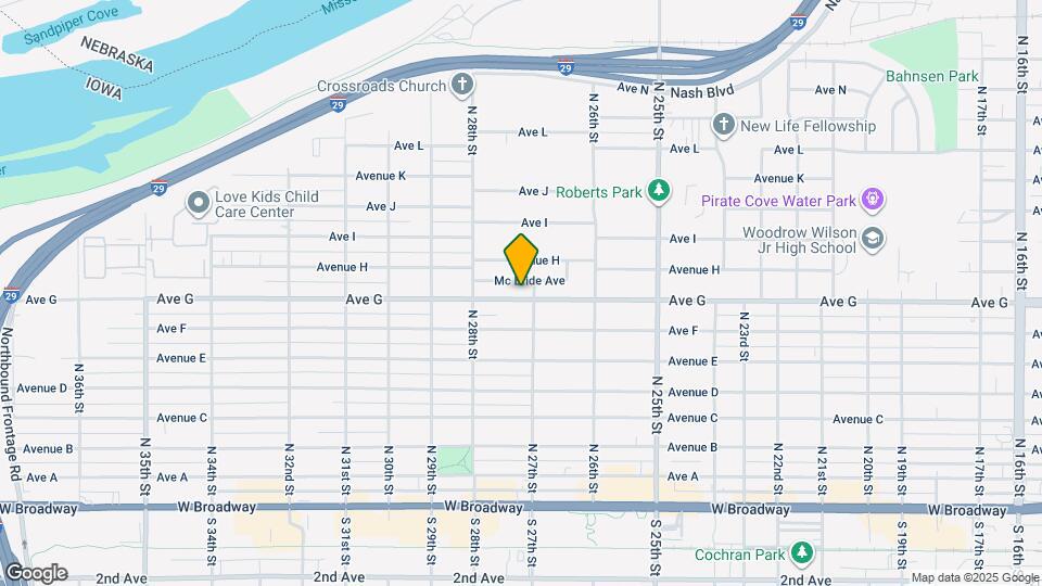 2704 Ave G Map and Location Details