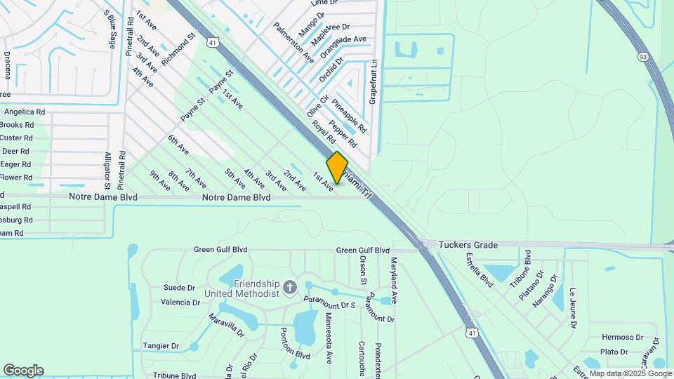 11594 1st Ave Map and Location Details