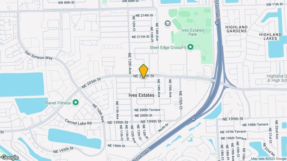 1275 NE 204th Ter Map and Location Details