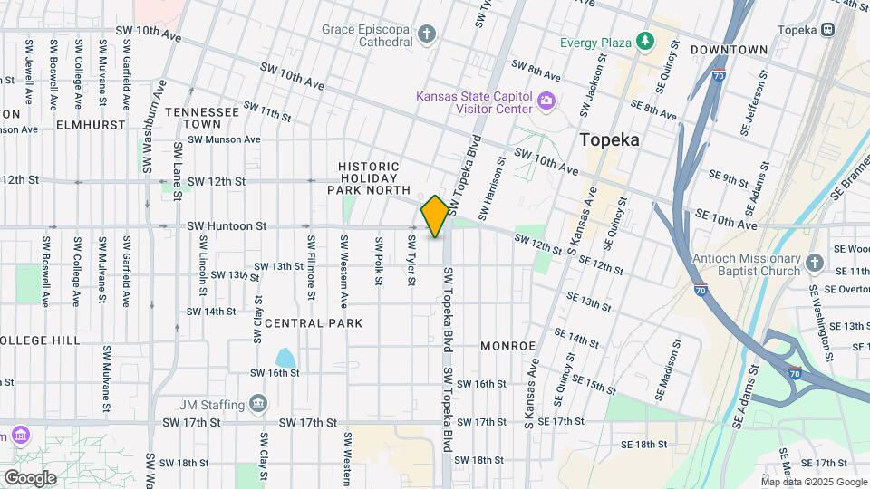 1255 SW Topeka Blvd Mapa y Detalles de la Ubicación