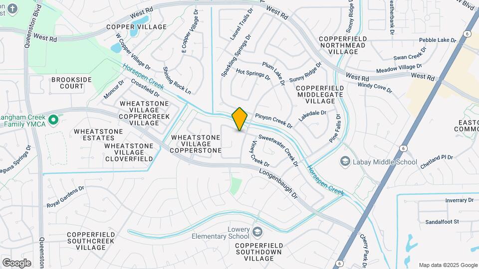 16011 Sweetwater Creek Dr Map and Location Details
