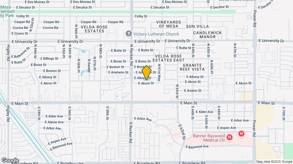 6060 E Akron St-Unit -6106 Map and Location Details
