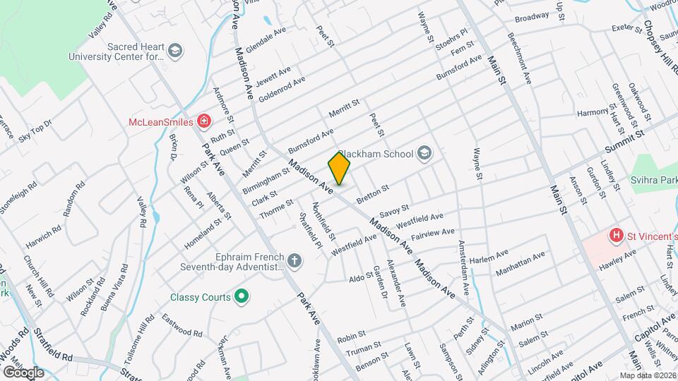 1956 Madison Ave Map and Location Details