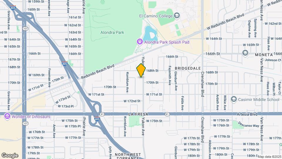 16915 Yukon Ave Map and Location Details