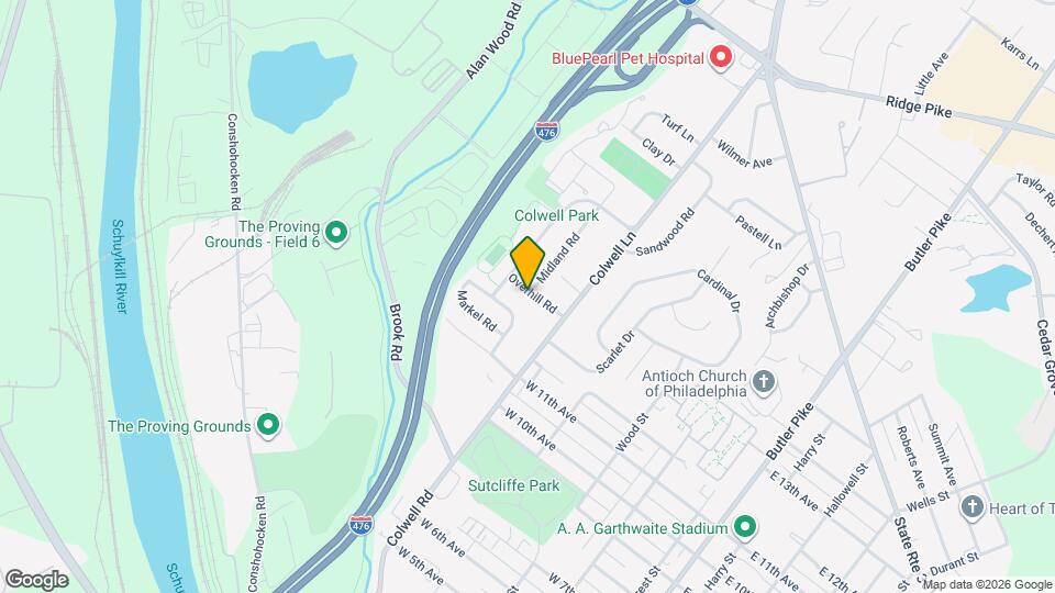 511 Overhill Rd Mapa y Detalles de la Ubicación