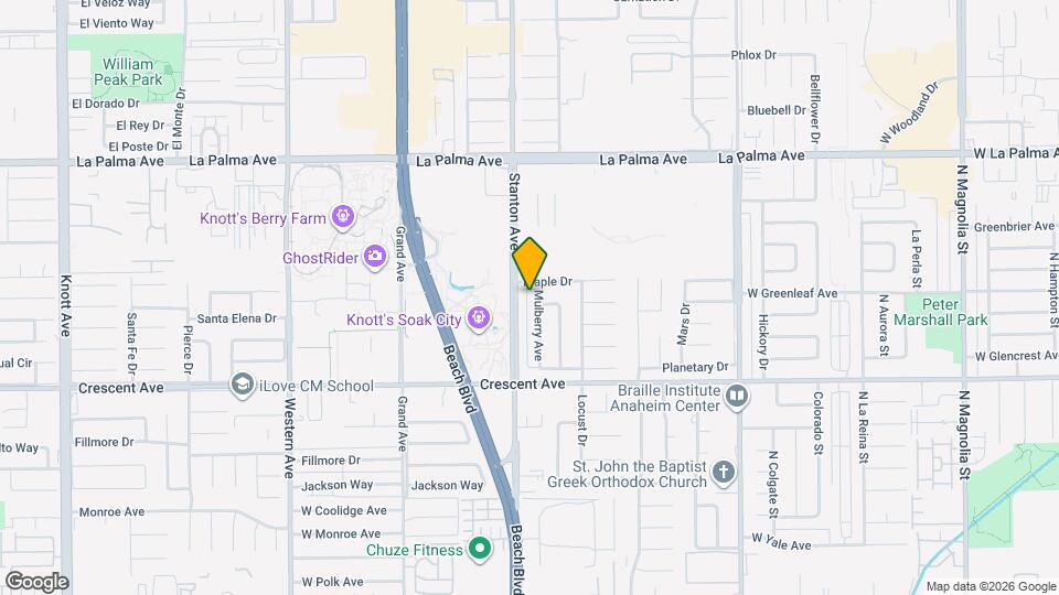 8305 Mulberry Ave Map and Location Details