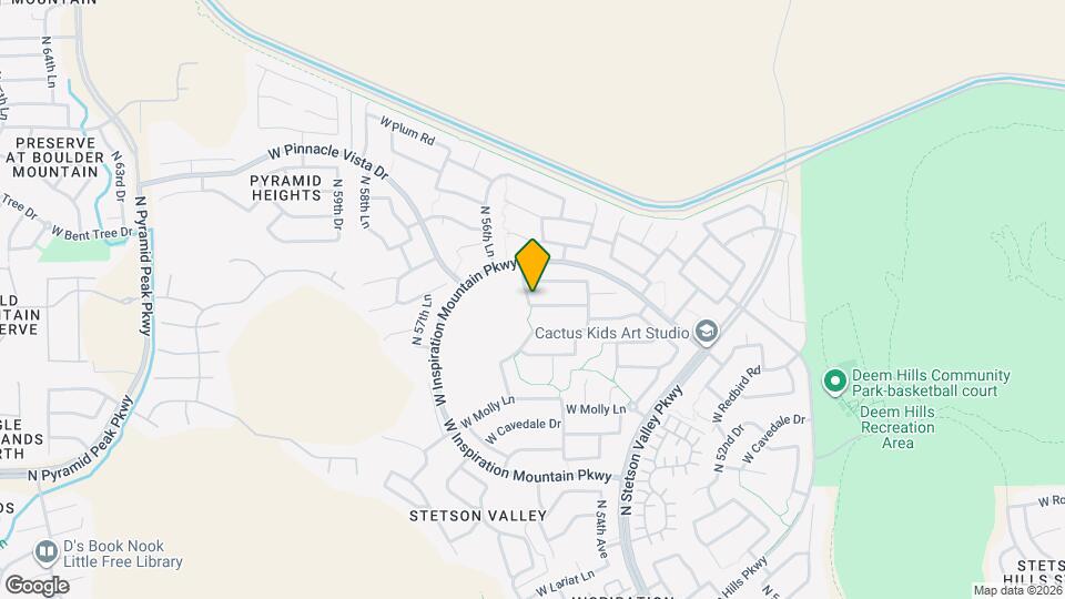 5610 W Desperado Way Map and Location Details