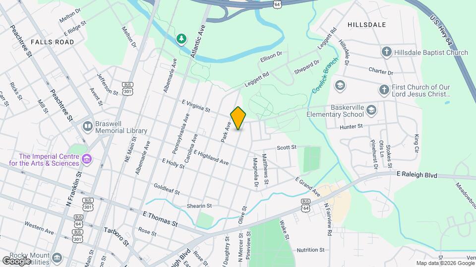 626 Woodland Ave Map and Location Details